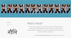 Desktop Screenshot of nauli.org